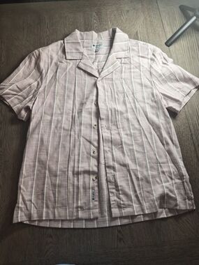 Sperry Men’s Pink Short-Sleeve Camp Shirt